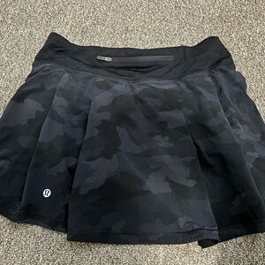 camo lululemon tennis skirt